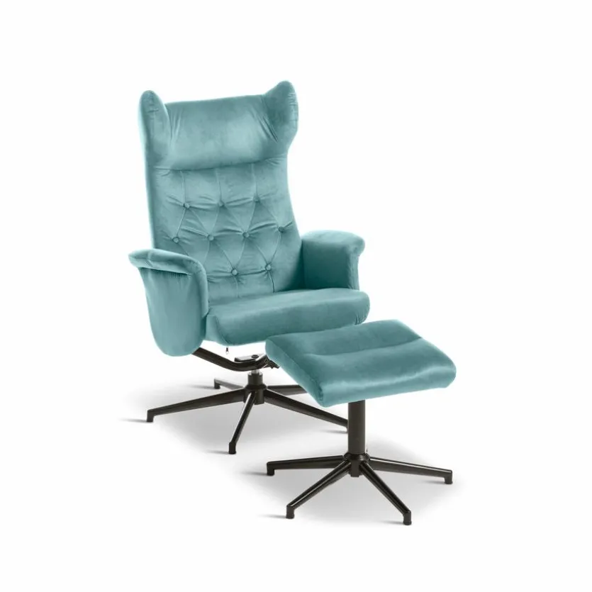 Sessel mit Hocker Vals