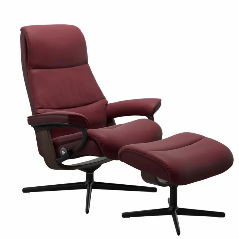 Sessel mit Hocker View Cross