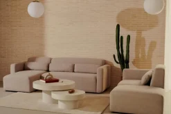2-Sitzer mit Anstellhocker Neom
