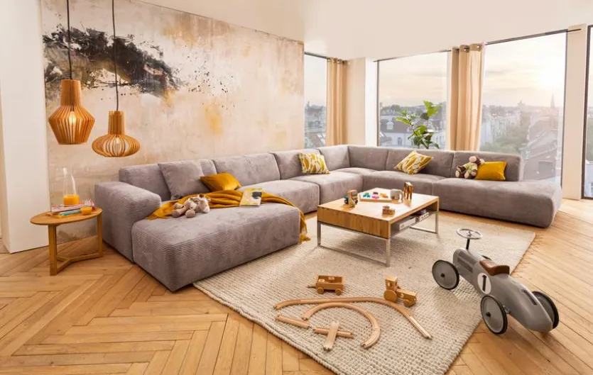 1-Sitzer mit Anstellhocker Valencia