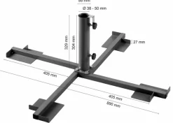 Sonnenschirmständer Plattenständer Plus