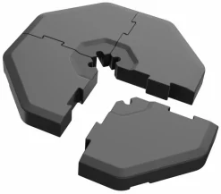 Sonnenschirmständerplatten Zubehör 4tlg.