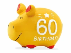 Spardose 60 Birthday! 12,5 x 9 cm