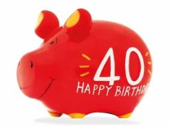 Spardose 40 Happy Birthday