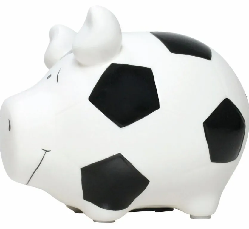 Spardose Fußball 12,5 x 9 cm