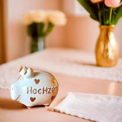 Spardose Hochzeit 12,5 x 9 cm