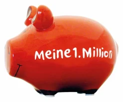 Spardose Meine 1. Million 12,5 x 9 cm