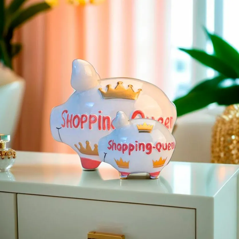 Spardose Shopping-Queen 12,5 x 9 cm