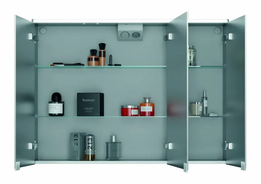 Spiegelschrank Dekor Alu III