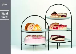 2-stöckige Etagere Tjäna 28 cm