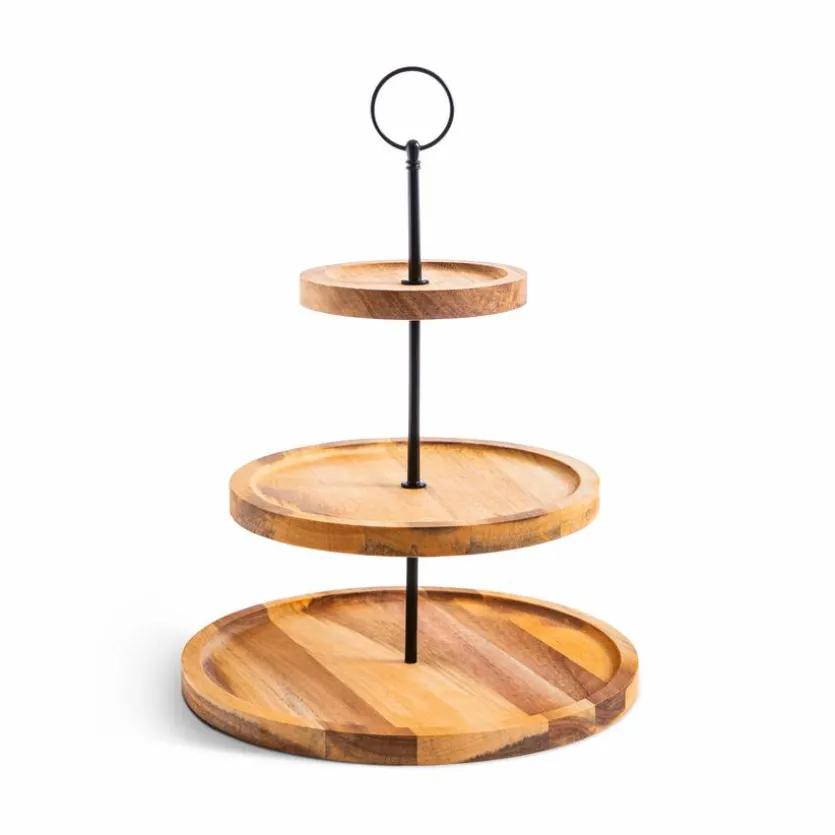 3-stöckige Etagere H 26 cm