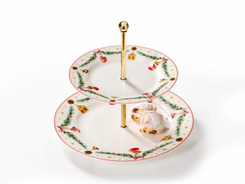 2-stöckige Etagere Holly 24cm