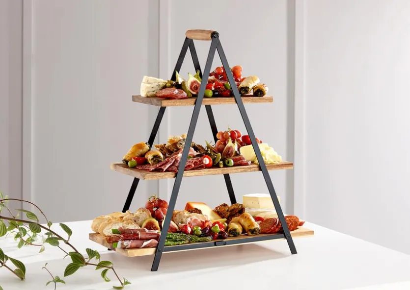 3-stöckige Etagere Serve & Share