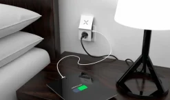 Steckdosenadapter USB / Induktion