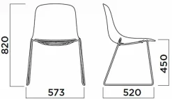 Stuhl Pure Loop Sled