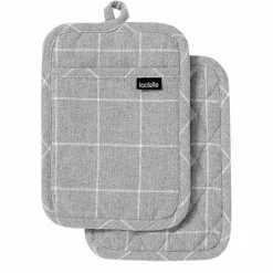 Topflappen Eco Check 2tlg.