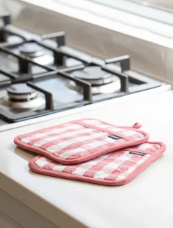 Topflappen Gingham 2tlg.