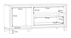 TV-Lowboard Farida
