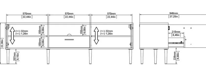 TV-Lowboard Media