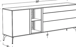 TV-Lowboard Meran