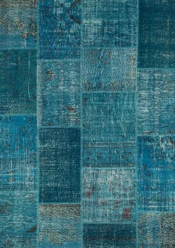 Vintage Teppich Patchwork 170 x 240 cm