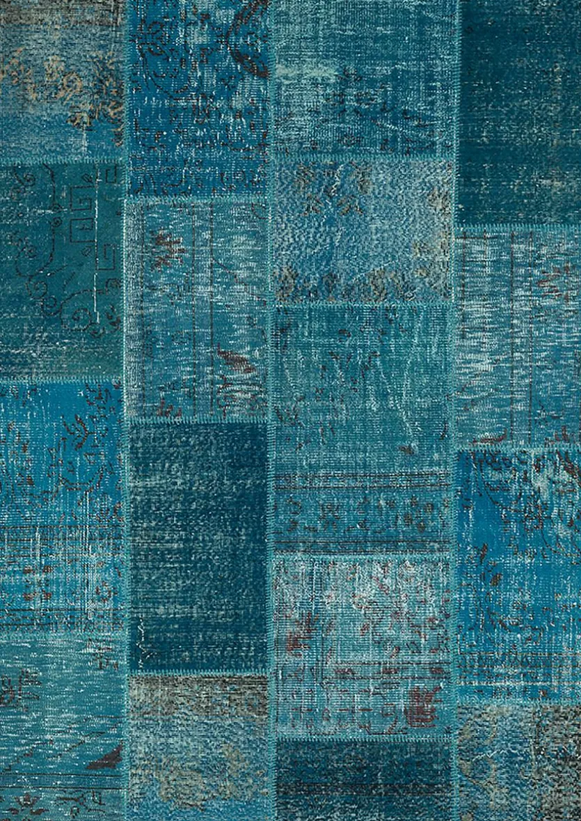 Vintage Teppich Patchwork 170 x 240 cm