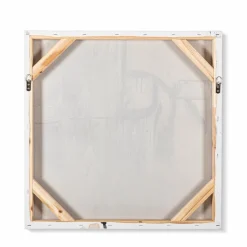 Wandbild 60 x 60 cm Abtrakt Schwarz - Gold I