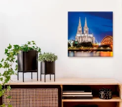 Wandbild 30 x 30 cm Cologne cathedral VIII