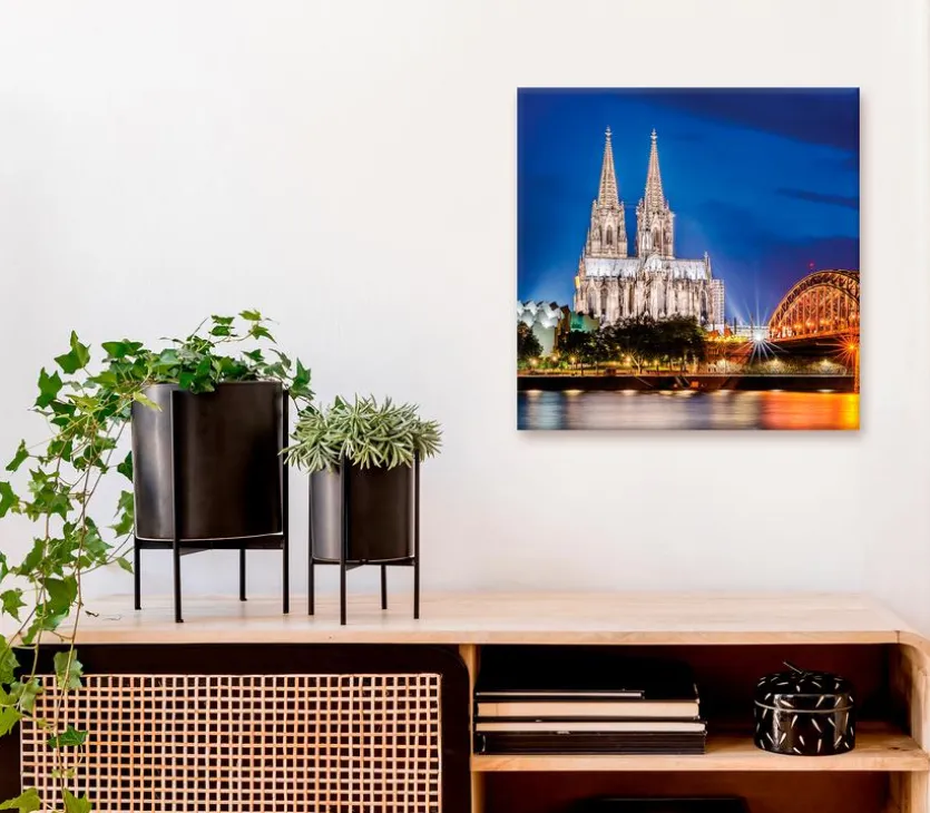 Wandbild 30 x 30 cm Cologne cathedral VIII
