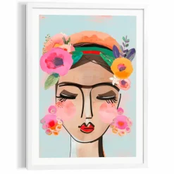 Wandbild 50 x 70 cm Colourful Face