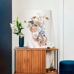 Wandbild 50 x 70 cm Floral Lady Glamour