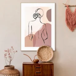 Wandbild 50 x 70 cm Frau