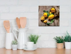 Wandbild 30 x 30 cm Fresh Lemon V