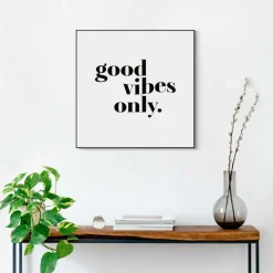 Wandbild 50 x 50 cm Good Vibes