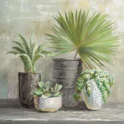 Wandbild 55 x 55 cm Indoor Garden