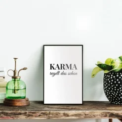 Wandbild 20 x 30 cm Karma