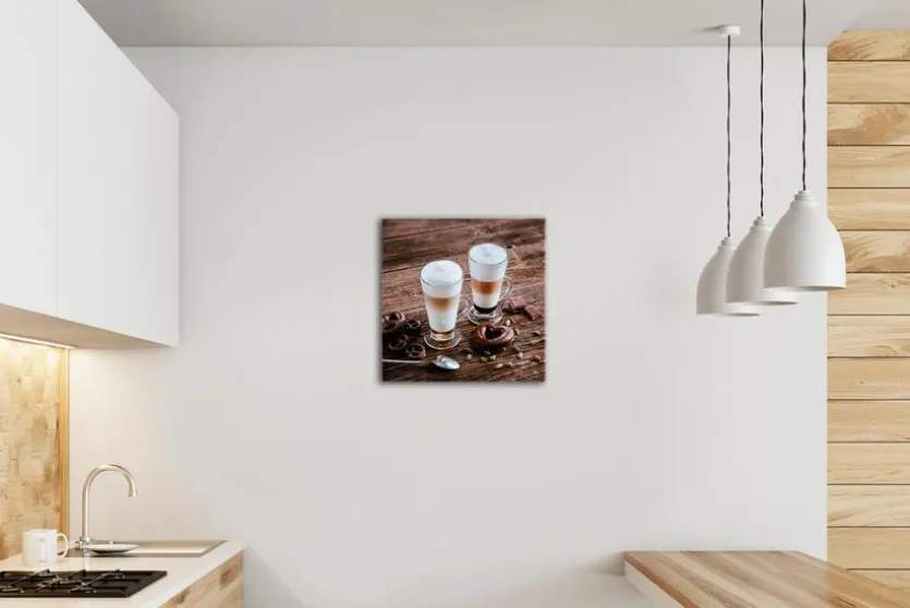 Wandbild 30 x 30 cm Milk coffee I