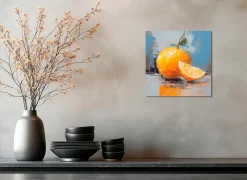 Wandbild 30 x 30 cm Orange I