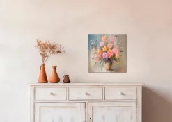Wandbild 30 x 30 cm Pastel Roses IV
