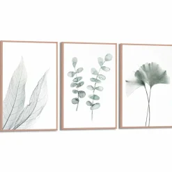 Wandbild Botanic Green 3tlg.
