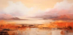 Wandbild 55 x 115 cm Abstract Landscape I