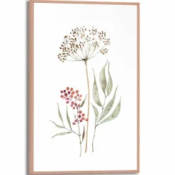 Wandbild 20 x 30 cm Aqua Flowers