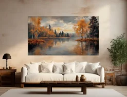 Wandbild 100 x 180 cm Autumn Landscape I