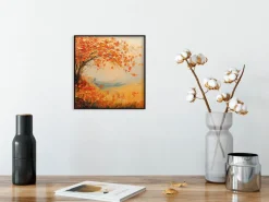 Wandbild 30 x 30 cm Autumn Tree