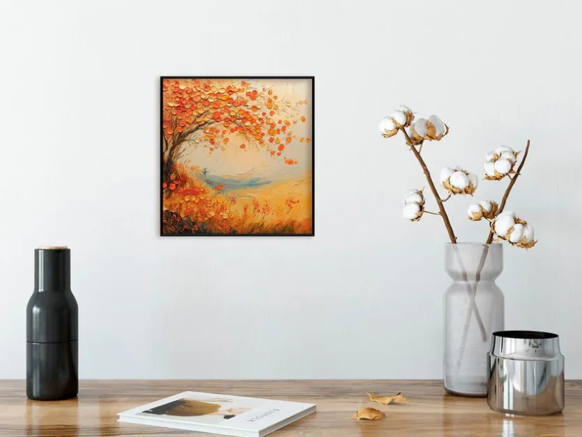 Wandbild 30 x 30 cm Autumn Tree