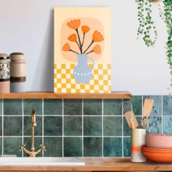 Wandbild 20 x 30 cm Bloom Vase