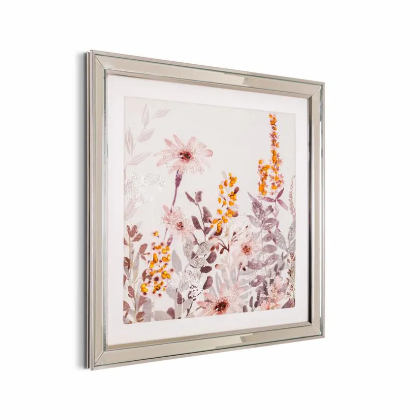 Wandbild 56,7 x 56,7 cm Blumen I