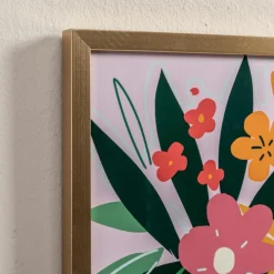 Wandbild 32 x 42 cm Blumenvase