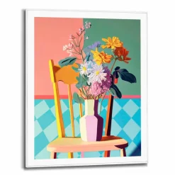 Wandbild 40 x 50 cm Chechers Floral Chair