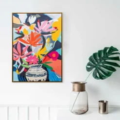 Wandbild 52,1 x 72,1 cm Colorful Flower
